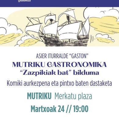 Mutriku Gastronomika Komikiaren aurkezpena