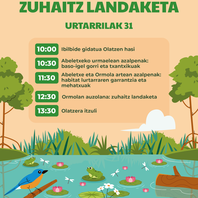 Ormolako putzuan zuhaitz landaketa - Hezeguneen Nazioarteko Eguna