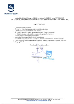 Udalbatza Osoko deialdia 2014-06-26