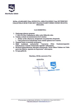 deialdia azroko plenoa