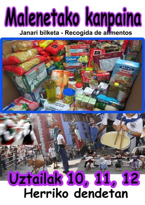 Malenetako janari bilketa