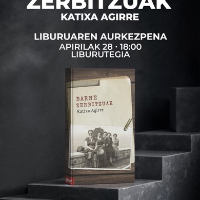 "Barne Zerbitzuak" liburuaren aurkezpena Katixa Agirreren eskutik