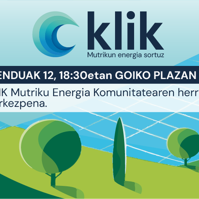 KLIK Mutriku energia komunitatearen herri aurkezpena