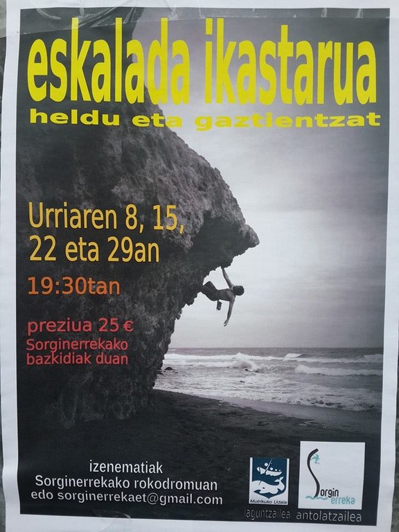 Eskalada ikastaroa 2014