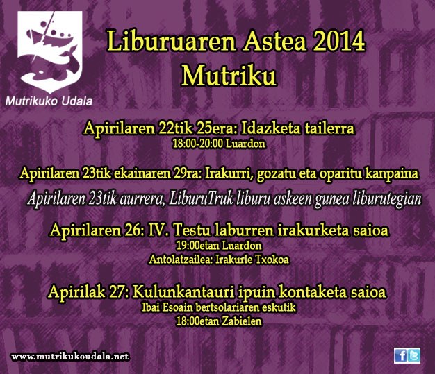 liburuaren astea 2014