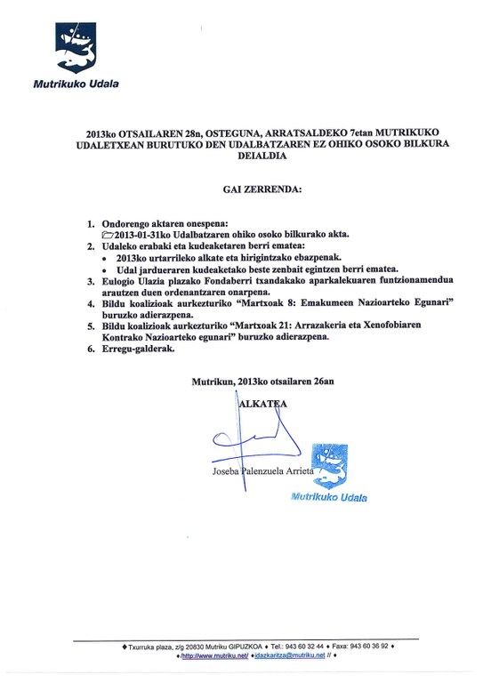 Udalbatza 2013-02-28