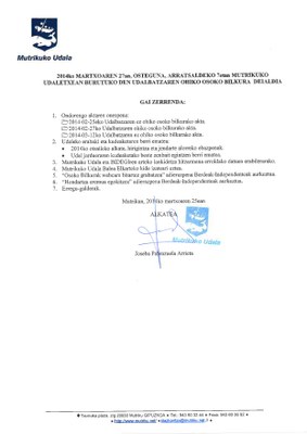 Udalbatza 2014 martxoa